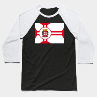 Flag of Sao Paulo Brazil Baseball T-Shirt